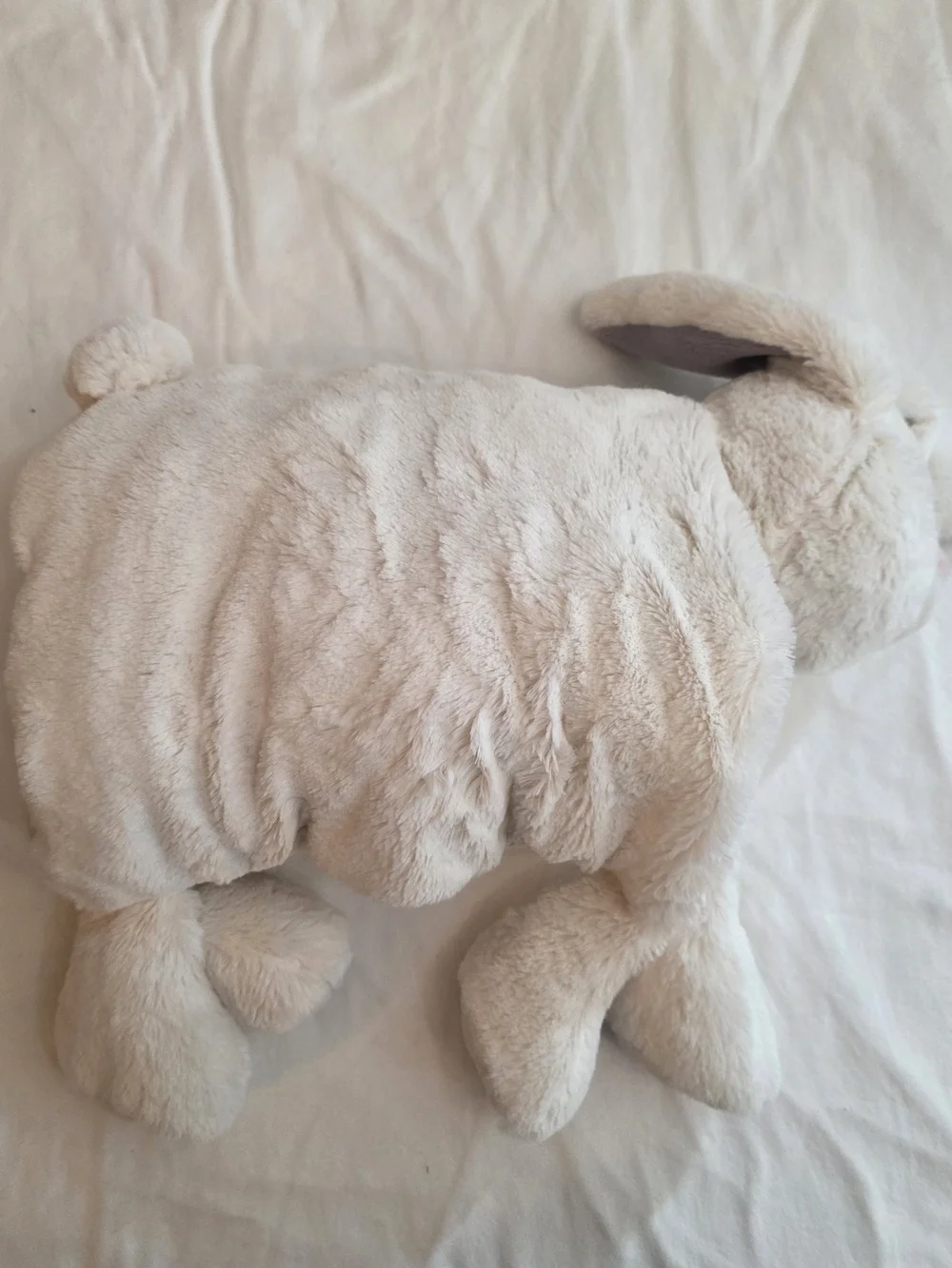 Little Miracles Snuggle Me Bunny Plush Foldable Pillow Retired Soft Lovey Kids‎
